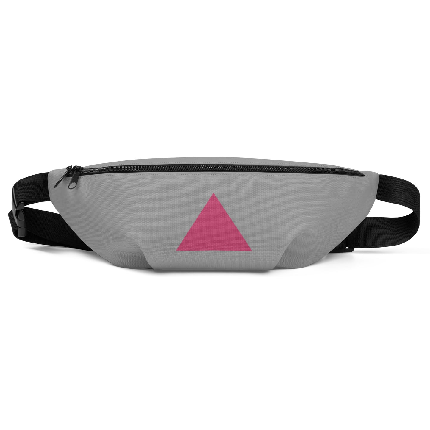 Pink Triangle Grey Fanny Pack