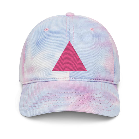 Pink Triangle Tie Dye Cap