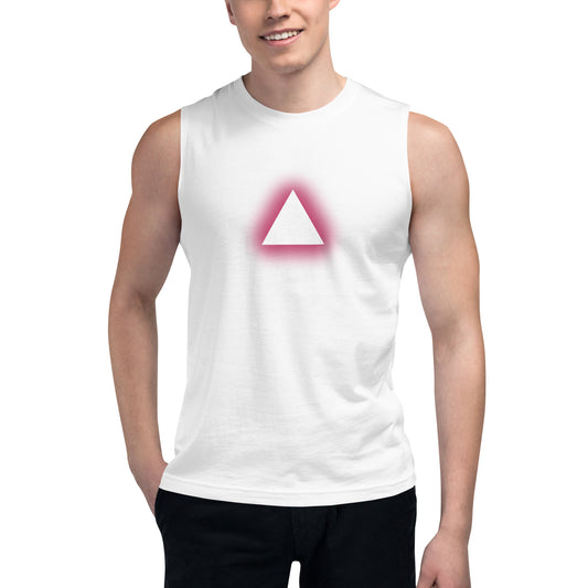 Pink Triangle Muscle Shirt